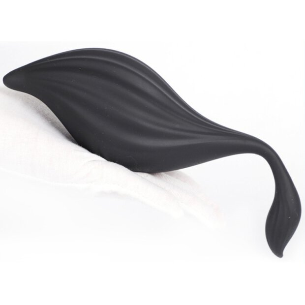 Bulby L Silicone Plug 17 x 8cm Black