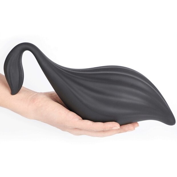 Bulby L Silicone Plug 17 x 8cm Black