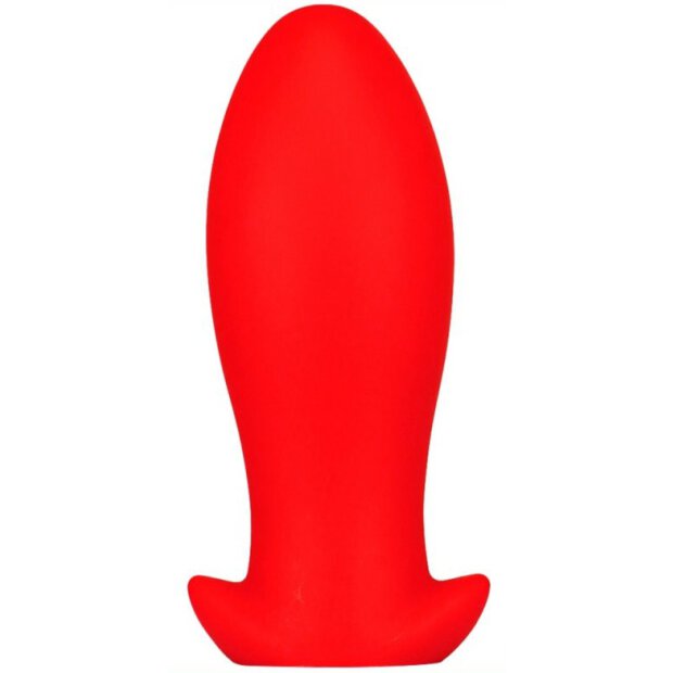 Silicone plug Saurus Egg XL 20 x 7,4cm Red