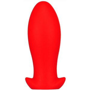 Silicone plug Saurus Egg XXL 23 x 8,4cm Red