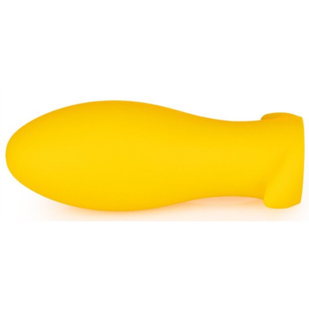 Silicone plug Saurus Egg L 17 x 6.5cm Yellow