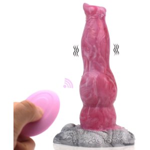 Vibrating dildo monster Viby Wolf 18 x 5.7cm
