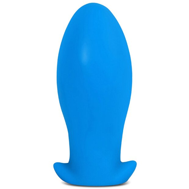 Silicone plug Saurus Egg L 14 x 6.5cm Blue