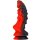 Dildo Dragon Zomay 18 x 6cm Black-Red