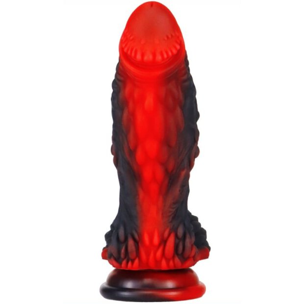 Dildo Dragon Yong 15 x 5.5cm Black-Red