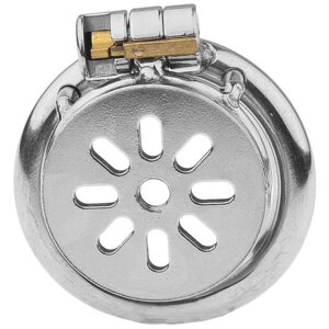 Metal Chastity Cage Flat S