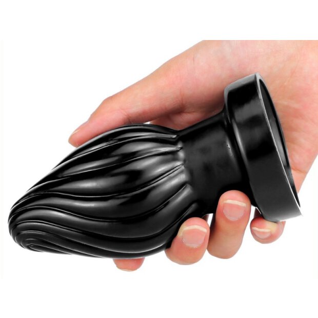 Spiral Plug L 12 x 6.5cm Black