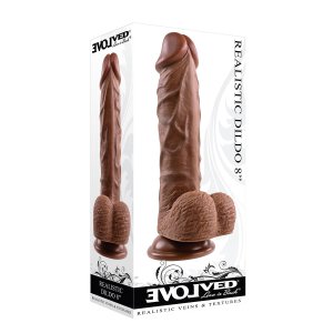 Evolved Realistic Dildo Dark 20,3cm