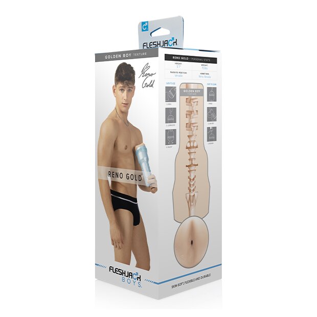 Fleshjack Boys Reno Gold Golden Boy Anus Masturbator