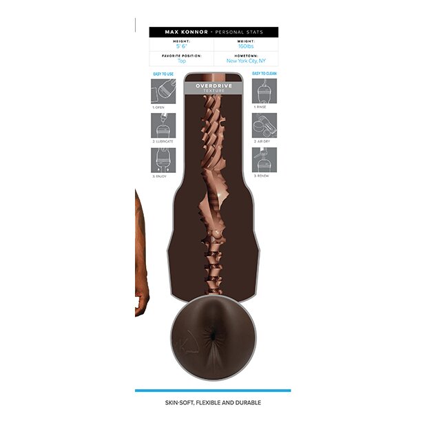 FLESHLIGHT Max Konnor Overdrive Anus Masturbateur