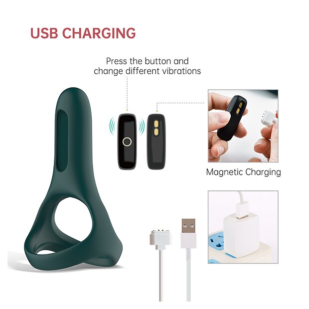 Magic Motion Rise Smart Wearable Cockring Green