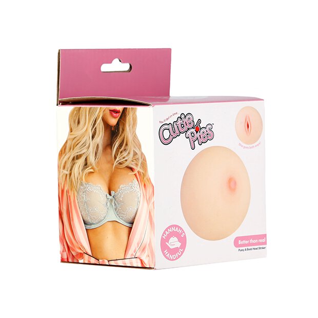 CutiePies Hannahs Handful Pussy & Boob Head Stroker