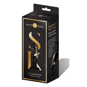 Secret Kisses Handblown Glass Plug 3 cm