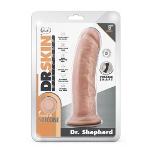 DR. Skin Silicone Dr Shepherd 8 Inch Dildo Vanilla 20,3cm