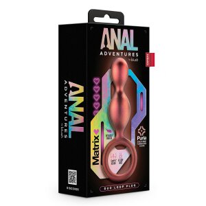 Anal Adventures Matrix Duo Loop Plug Copper 3,2cm