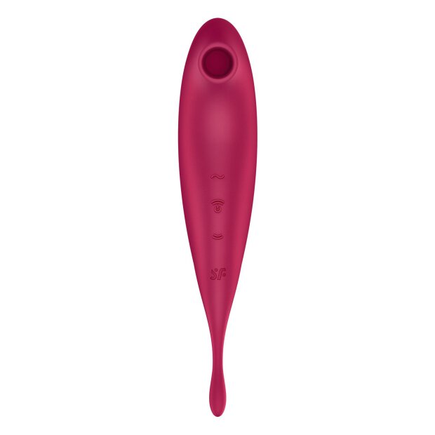 Satisfyer Twirling Pro Connect App Dark Red