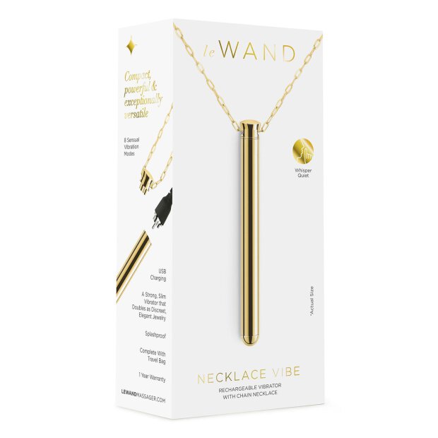 Le Wand Le Wand Vibrating Necklace Gold