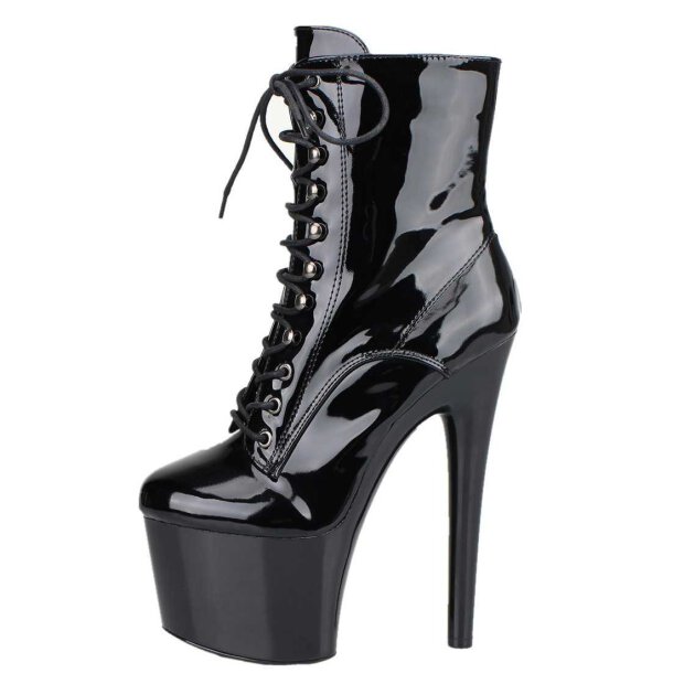 Erogance Lack High Heel Stiefelette A1020 Größe 36 - 43
