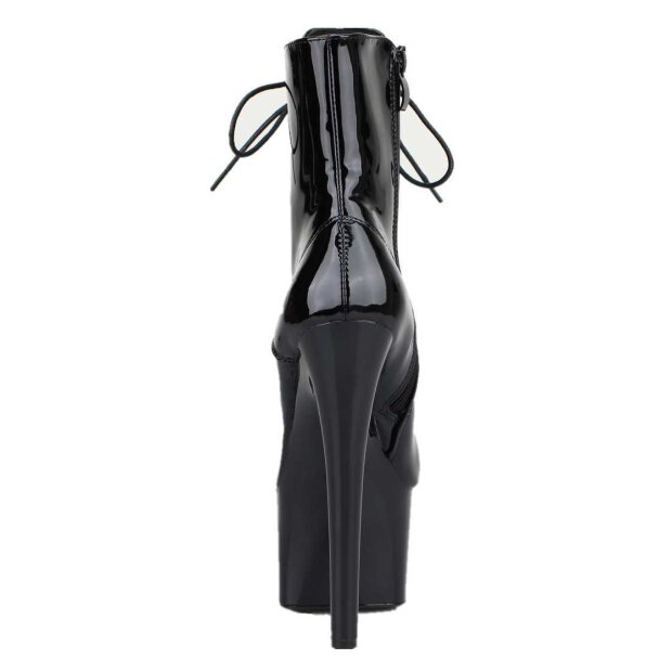 Erogance Lack High Heel Stiefelette A1020 Größe 36 - 43