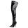 Erogance Stretchlack Thigh High Stiefel S3063 Größe 36 - 46