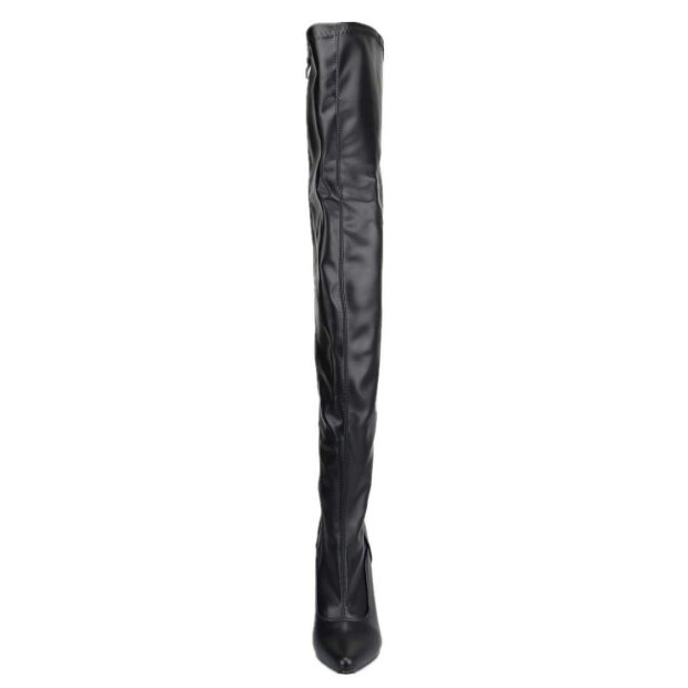 Erogance Stretch PU Thigh High Stiefel S3063 Größe 36 - 46