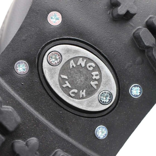 Angry Itch 08-Loch Leder Stiefel Vintage Pink Größe 36 - 48