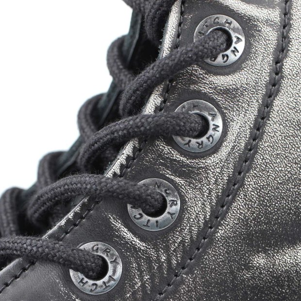 Angry Itch 08-Loch Leder Stiefel White Rub-Off Größe 36 - 48