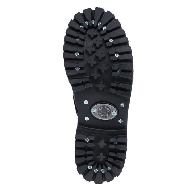 Angry Itch 20-Loch Lackleder Stiefel Schwarz Größe 36 - 48