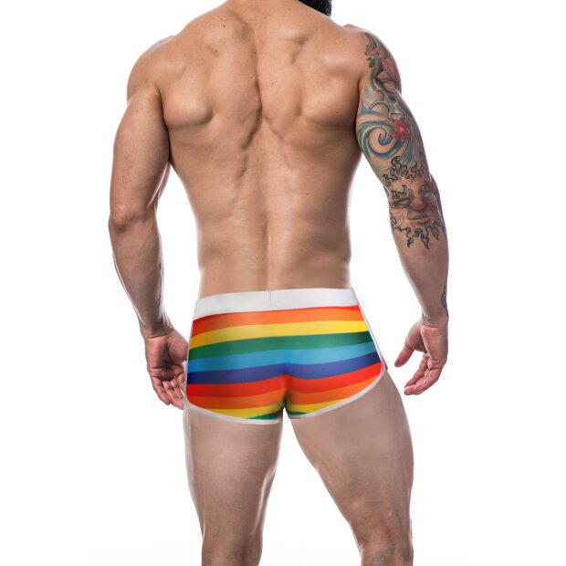CUT4MEN - Athletic Trunk Rainbow S - XL