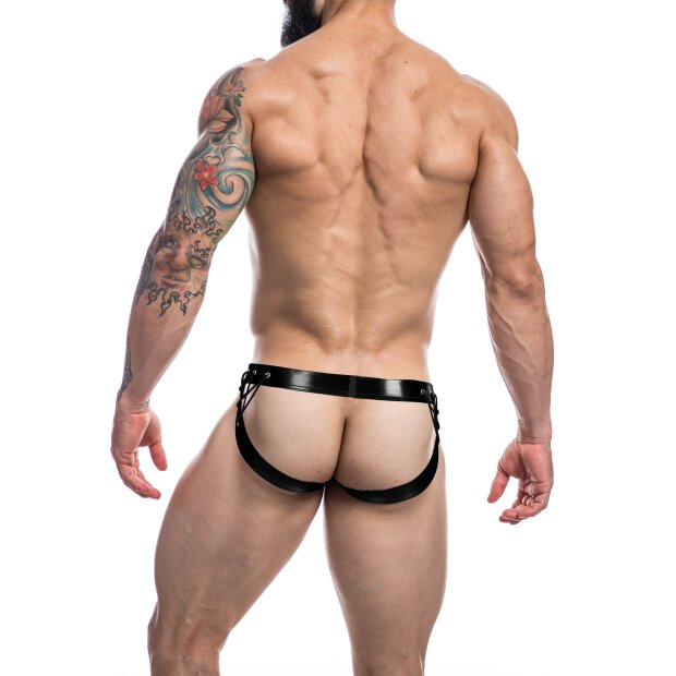 CUT4MEN - Desire Jockstrap BlackLeatherette S - XL