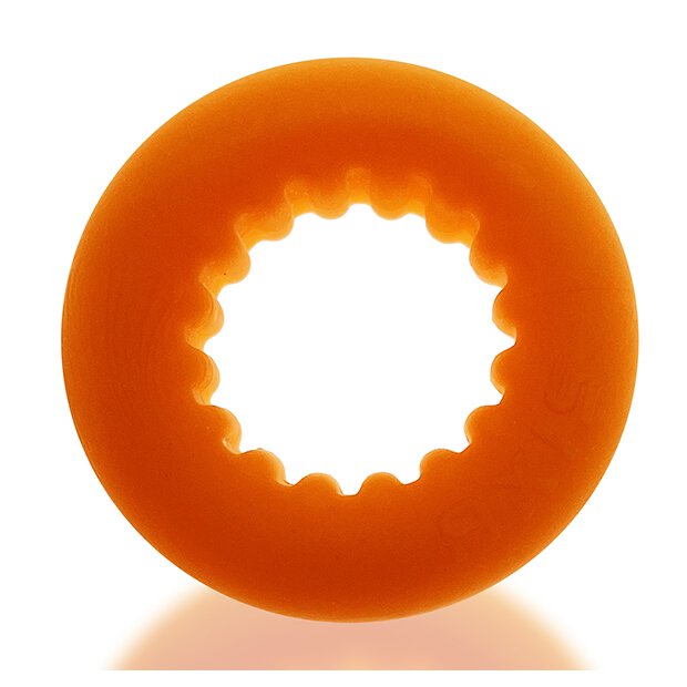 Oxballs Axis Rib Griphold Cockring Orange Ice