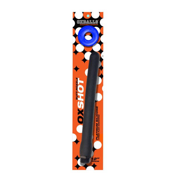 Oxballs Oxshot Butt-Nozzle Shower Hose 12 inch & Flex Cockring