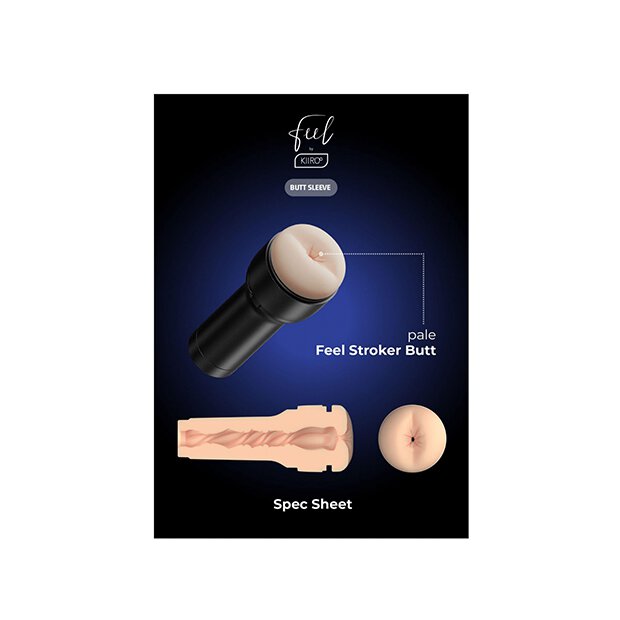 Kiiroo Feel Generic Stroker Butt Pale