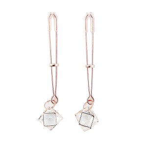 Nipple Clamps Rose Gold Prism