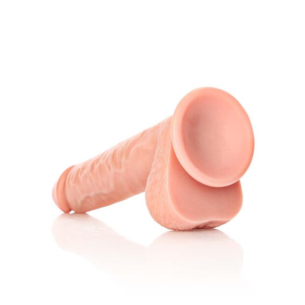 Straight Realistic Dildo  Balls  Suction Cup - 10/ 25,5 cm