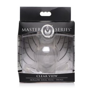 Clear View Hollow Anal Plug - Small - 4 cm