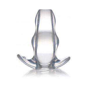 Master Series Clear View Hollow Anal Plug - X-Large - 6 cm