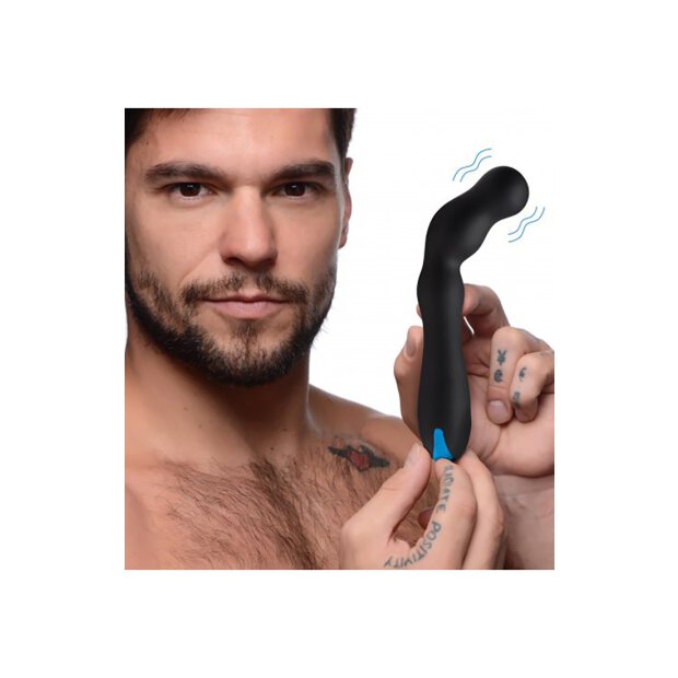 Trinity Vibes Silikon Prostata Vibrator schwarz