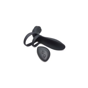 Trinity Vibes Vibrating Penis Enlargement Sleeve black