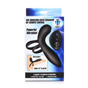 Trinity Vibes Vibrating Penis Enlargement Sleeve black