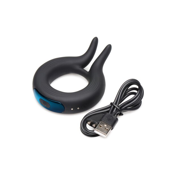XR Brands Cock Viper Dual Stimulation Cockring noir