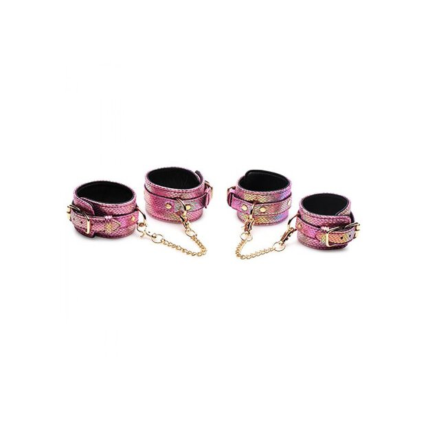 Snake Print Bondage Set