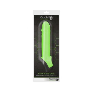 Smooth Stretchy Penis Sleeve - Glow in the Dark