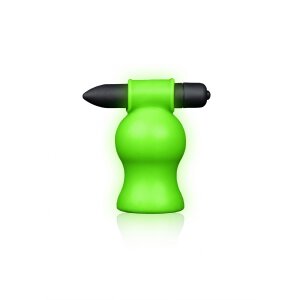 Vibrating Head Masturbator - Glow in the Dark