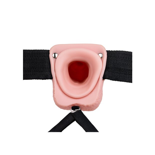 Hollow Strap-on with Balls 7/ 18 cm