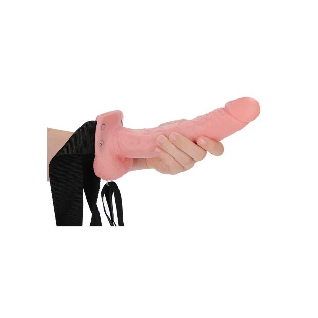 Hollow Strap-on with Balls - 9/ 23 cm