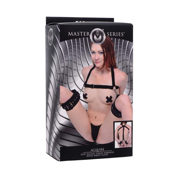 Easy Access Thigh Harness with Wrist Cuffs