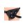 Strap U Pegging Dildo mit Gurt schwarz 10,9 cm