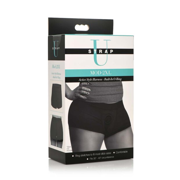 XR Brands Mod Active Style Harness avec O-ring intégré noir XXL