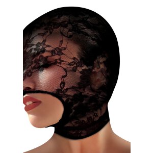 Master Series Lace Seduction Lace Bondage Hood
